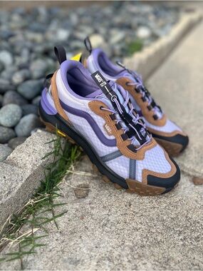 🥾VANS🥾 Vans MTE Crosspath XC Shoes Trail Sneakers Size 9.5 Purple Brown